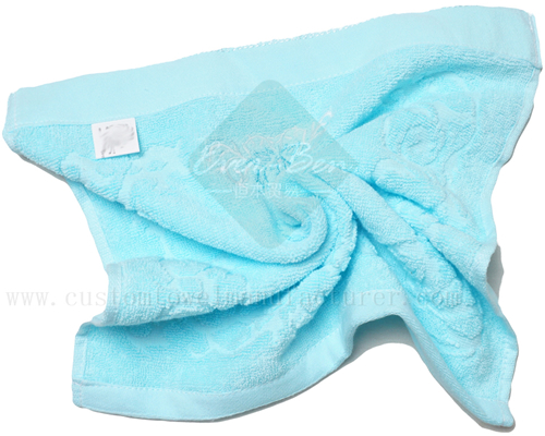 China Bulk face towel cotton fingertip towels supplier Custom Kids Towels Manufacturer